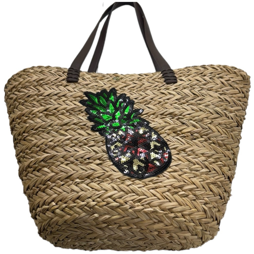cappelli straworld INC blingy pineapple straw purse